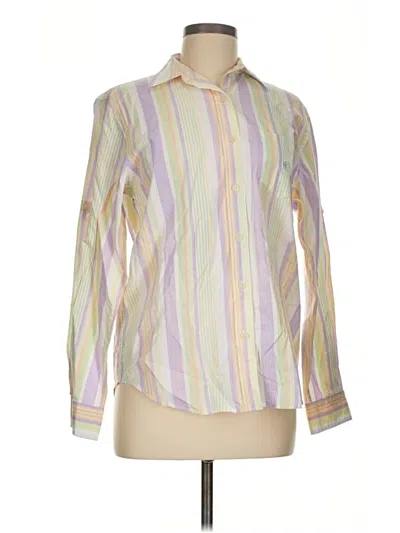 Pre-owned Polo Ralph Lauren Long Sleeve Button Down Shirt In Ivory