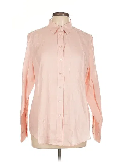 Pre-owned Polo Ralph Lauren Long Sleeve Button Down Shirt In Pink