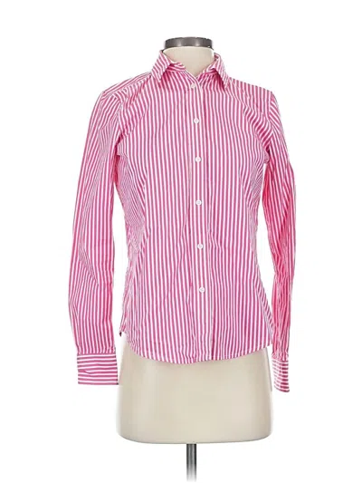 Pre-owned Polo Ralph Lauren Long Sleeve Button Down Shirt In Pink