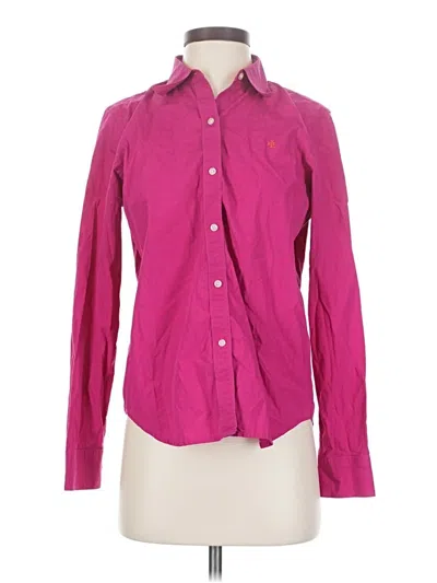 Pre-owned Polo Ralph Lauren Long Sleeve Button Down Shirt In Pink