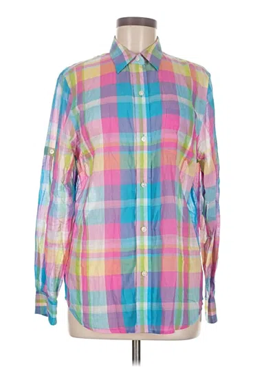 Pre-owned Polo Ralph Lauren Long Sleeve Button Down Shirt In Pink