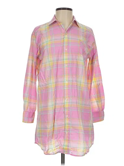 Pre-owned Polo Ralph Lauren Long Sleeve Button Down Shirt In Pink