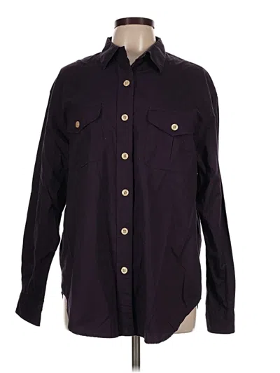 Pre-owned Polo Ralph Lauren Long Sleeve Button Down Shirt In Purple
