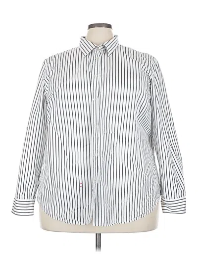 Pre-owned Polo Ralph Lauren Long Sleeve Button Down Shirt In White
