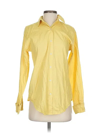 Pre-owned Polo Ralph Lauren Long Sleeve Button Down Shirt In Yellow