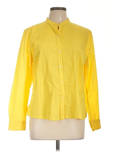 Pre-owned Polo Ralph Lauren Long Sleeve Button Down Shirt In Yellow