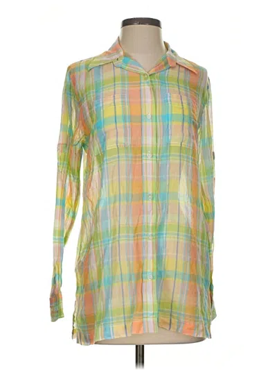 Pre-owned Polo Ralph Lauren Long Sleeve Button Down Shirt In Yellow