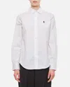 Polo Ralph Lauren Long Sleeve Button Front Shirt In White