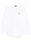 Polo Ralph Lauren Long Sleeve Button Front Shirt In White