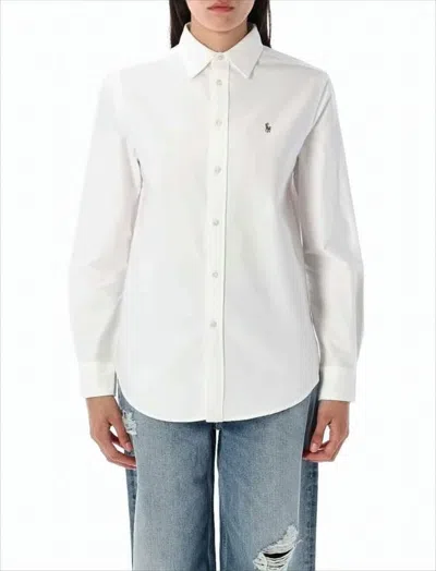 POLO RALPH LAUREN LONG-SLEEVE BUTTON-UP SHIRT WITH POINTED COLLAR