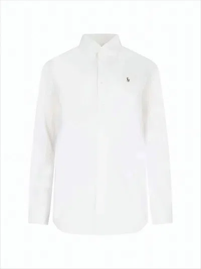 POLO RALPH LAUREN LONG-SLEEVE BUTTON-UP SHIRT WITH POINTED COLLAR
