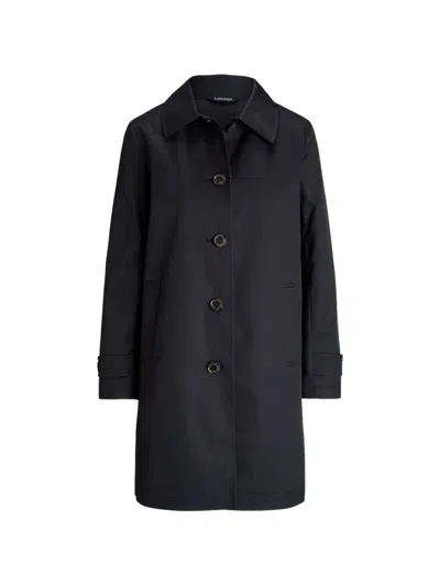 Polo Ralph Lauren Long-sleeve Buttoned Coat In Blue