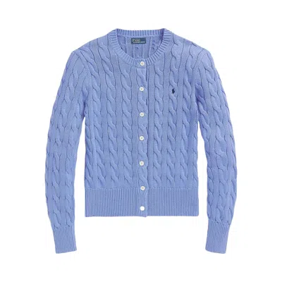 Pre-owned Polo Ralph Lauren Long-sleeve Cardigan 'new Litchfield Blue'
