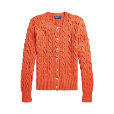 Pre-owned Polo Ralph Lauren Long-sleeve Cardigan 'solar Sky' | Blue | Women's Size M