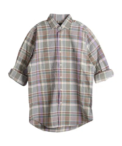 Polo Ralph Lauren Long Sleeve Classic Oxford Sport Shirt In Multi