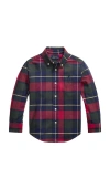 Polo Ralph Lauren Long Sleeve Classic Oxford Sport Shirt In Multi