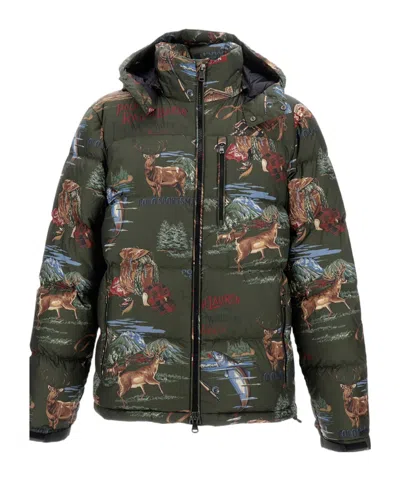 Polo Ralph Lauren Long Sleeve Cotton Coat In Green