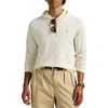Polo Ralph Lauren Long Sleeve Cotton Jersey Hooded T-shirt In Neutral