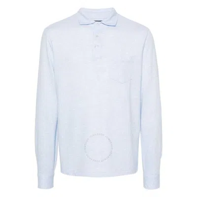 Polo Ralph Lauren Long-sleeve Cotton Polo Shirt In Blue