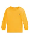 Polo Ralph Lauren Toddler And Little Boys Cotton Jersey Long-sleeve T-shirt In Yellow
