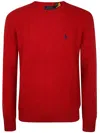 Polo Ralph Lauren Long Sleeve Crew Neck Pullover Clothing In Park Ave Red