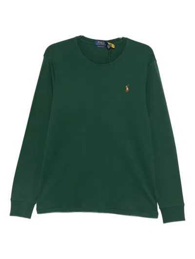 Polo Ralph Lauren Long-sleeve Crew-neck Sweater In Green