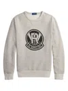 Polo Ralph Lauren Long-sleeve Crew-neck Sweatshirt In Neutral
