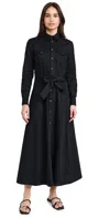 POLO RALPH LAUREN LONG SLEEVE DAY DRESS POLO BLACK