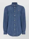Polo Ralph Lauren Long Sleeve Denim Top With Curved Hem