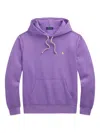 Polo Ralph Lauren Hooded Sweatshirt With Drawstring And Kangaroo Pocket In Purple