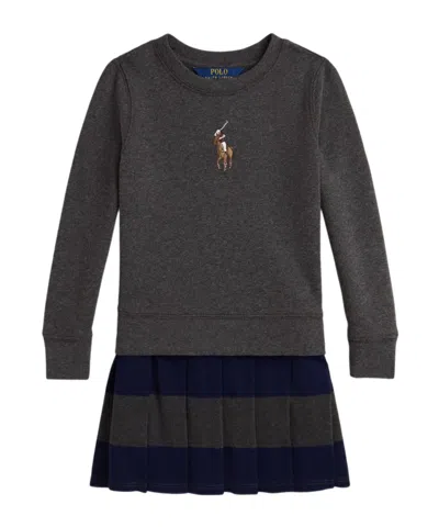 Polo Ralph Lauren Long Sleeve Dress In Black