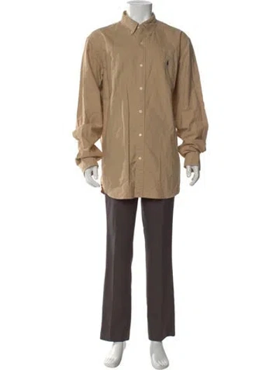 Pre-owned Polo Ralph Lauren Long Sleeve Dress Shirt In Neutral