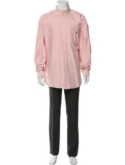 Pre-owned Polo Ralph Lauren Long Sleeve Dress Shirt In Orange