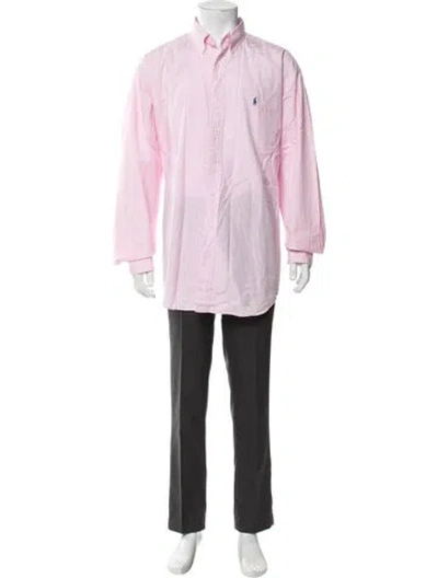 Pre-owned Polo Ralph Lauren Long Sleeve Dress Shirt In Pink