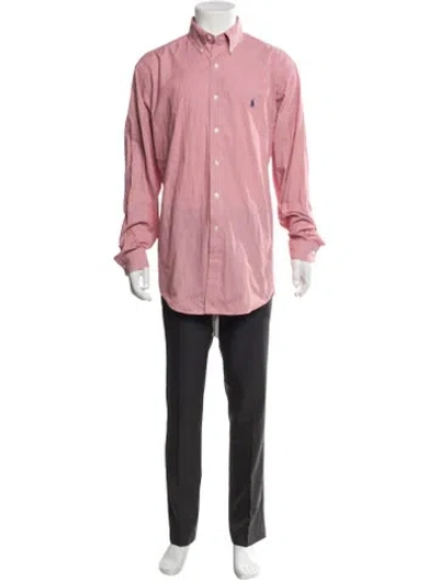 Pre-owned Polo Ralph Lauren Long Sleeve Dress Shirt In Pink