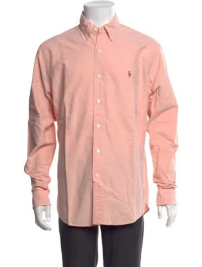 Pre-owned Polo Ralph Lauren Long Sleeve Dress Shirt In Pink