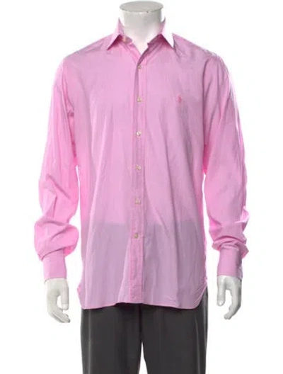 Pre-owned Polo Ralph Lauren Long Sleeve Dress Shirt In Pink