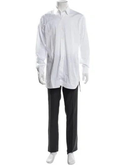 Pre-owned Polo Ralph Lauren Long Sleeve Dress Shirt In White