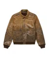 Polo Ralph Lauren Giacca In Pelle Marrone Uomo