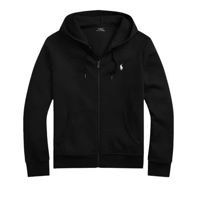 Pre-owned Polo Ralph Lauren Long-sleeve Full Zip Hoodie 'black' | Men's Size Xl