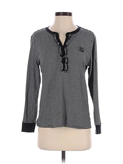 Pre-owned Polo Ralph Lauren Long Sleeve Henley Shirt In Gray