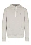 Polo Ralph Lauren Felpa In Cotone Grigio In Gray