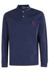 Polo Ralph Lauren Long Sleeve Knit Polo In Blue
