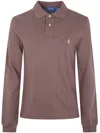 Polo Ralph Lauren Textured Knit Long-sleeve Polo With Classic Collar