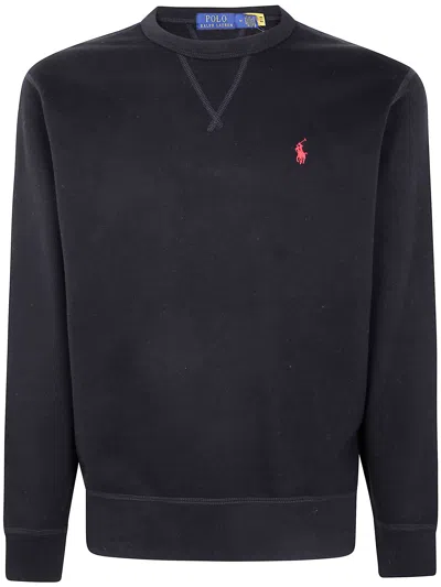 Polo Ralph Lauren Long Sleeve Knit  Sweatshirt In Blue