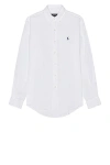 Polo Ralph Lauren Slim Fit Oxford Shirt In White