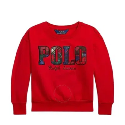 Polo Ralph Lauren Long Sleeve Logo Sweater In Red