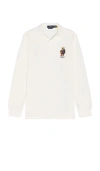 Polo Ralph Lauren Cotton Polo Bear Polo Shirt In White