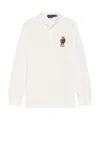 Polo Ralph Lauren Cotton Polo Bear Polo Shirt In White