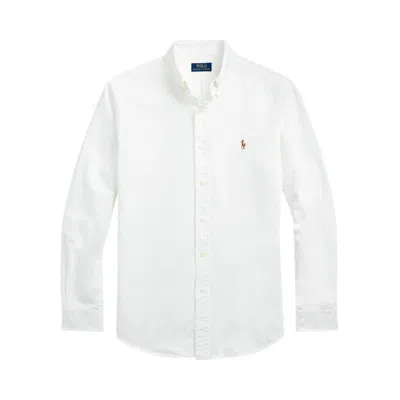 Pre-owned Polo Ralph Lauren Long-sleeve Oxford Sport Shirt 'white' | Men's Size Xl